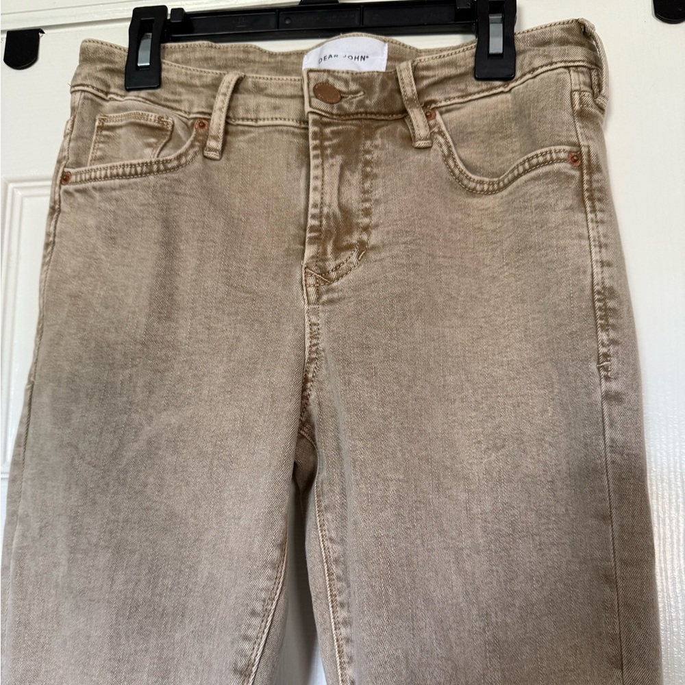 Dear John Gisele High Rise Skinny Jeans color Biscotti size 26 - Picture 4 of 9
